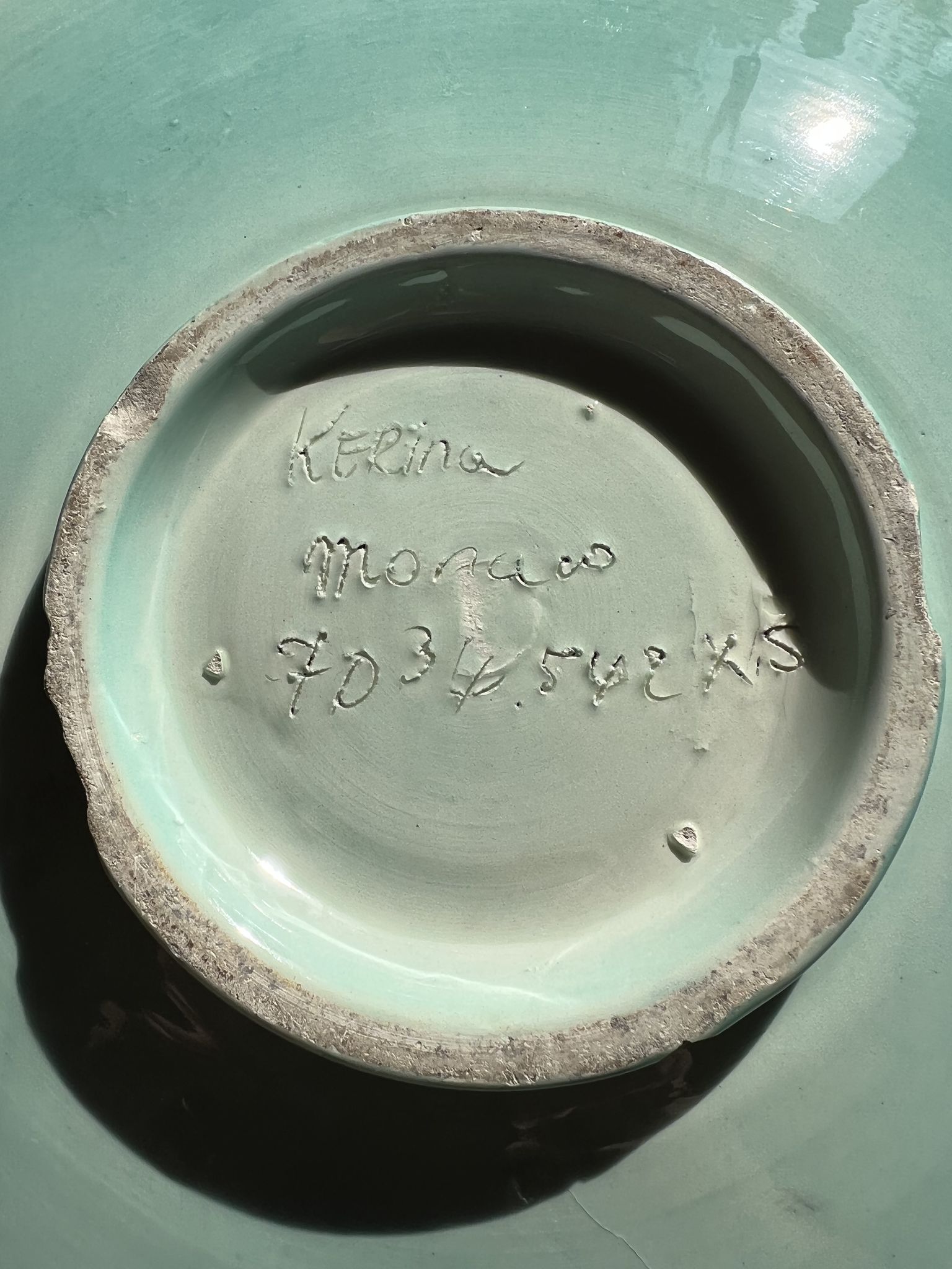 Plat Kerina Monaco années 50