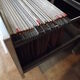 Desk strafor industrial metal covered skai green vintage 1950