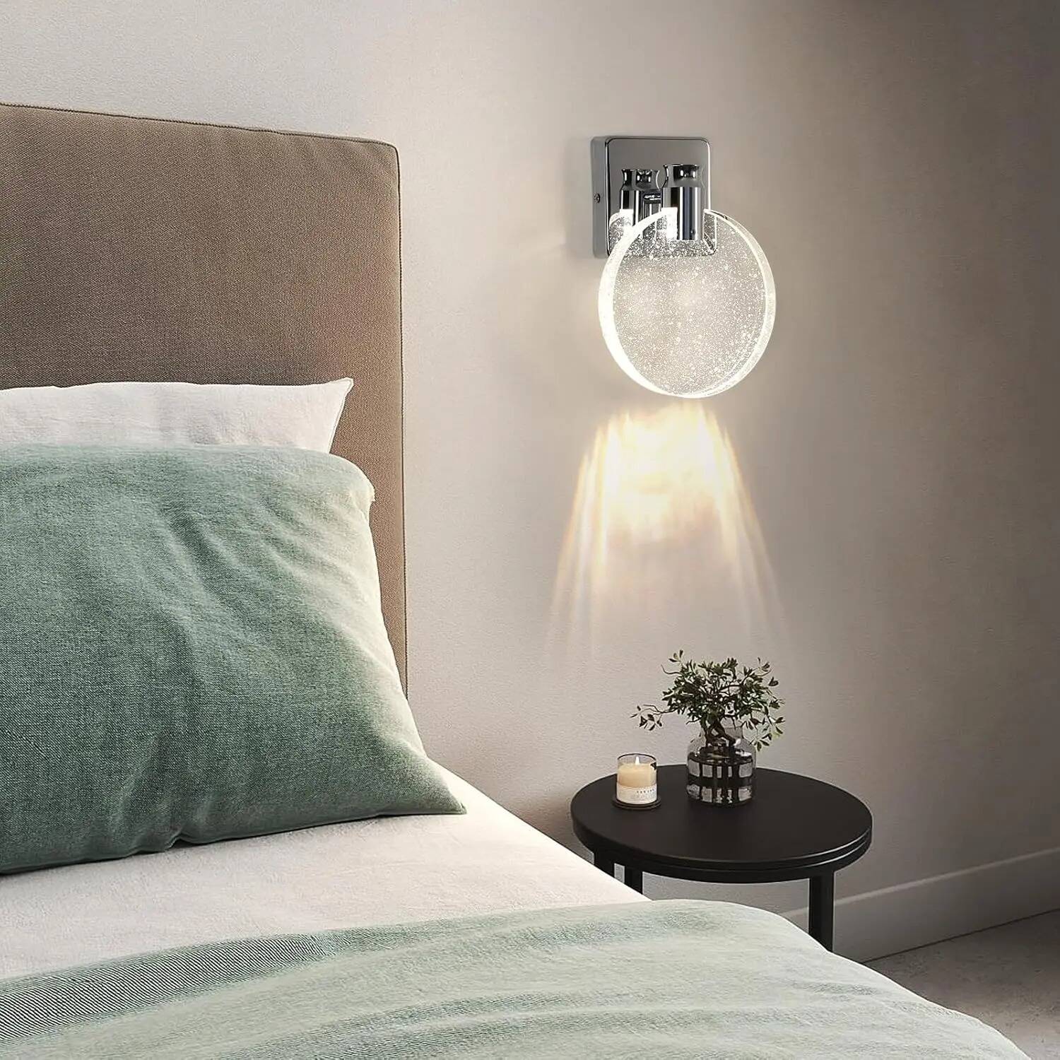 Modern led wall light for bedroom