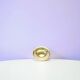 Gold-plated tealight holder Orion by Flemming Eskildsen