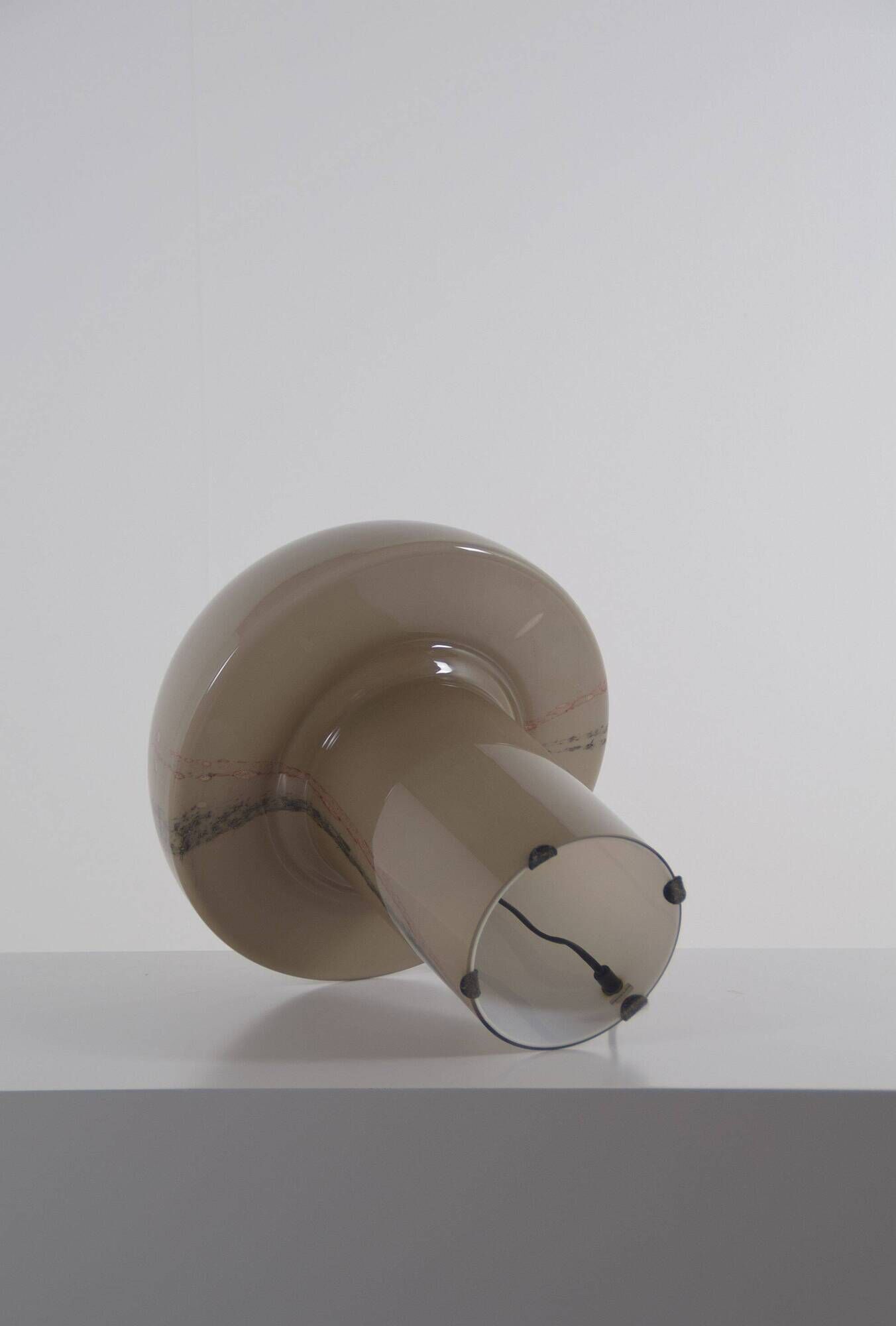 Vintage XL Lido glass table lamp by Peill & Putzler, 1980s
