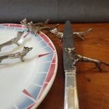 6 animal-shaped knife rests