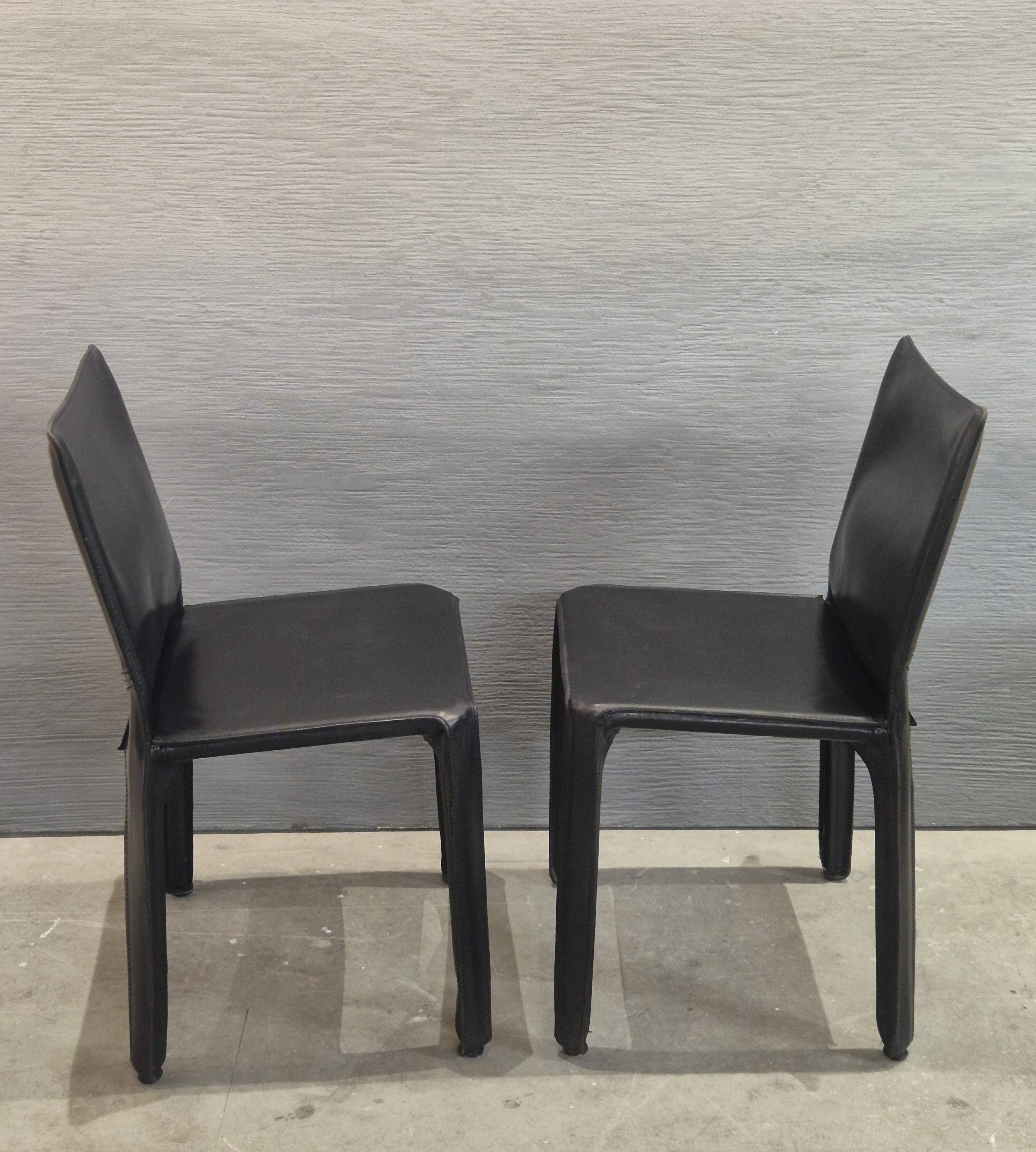 CAB 412 chairs by Mario Bellini for Cassina