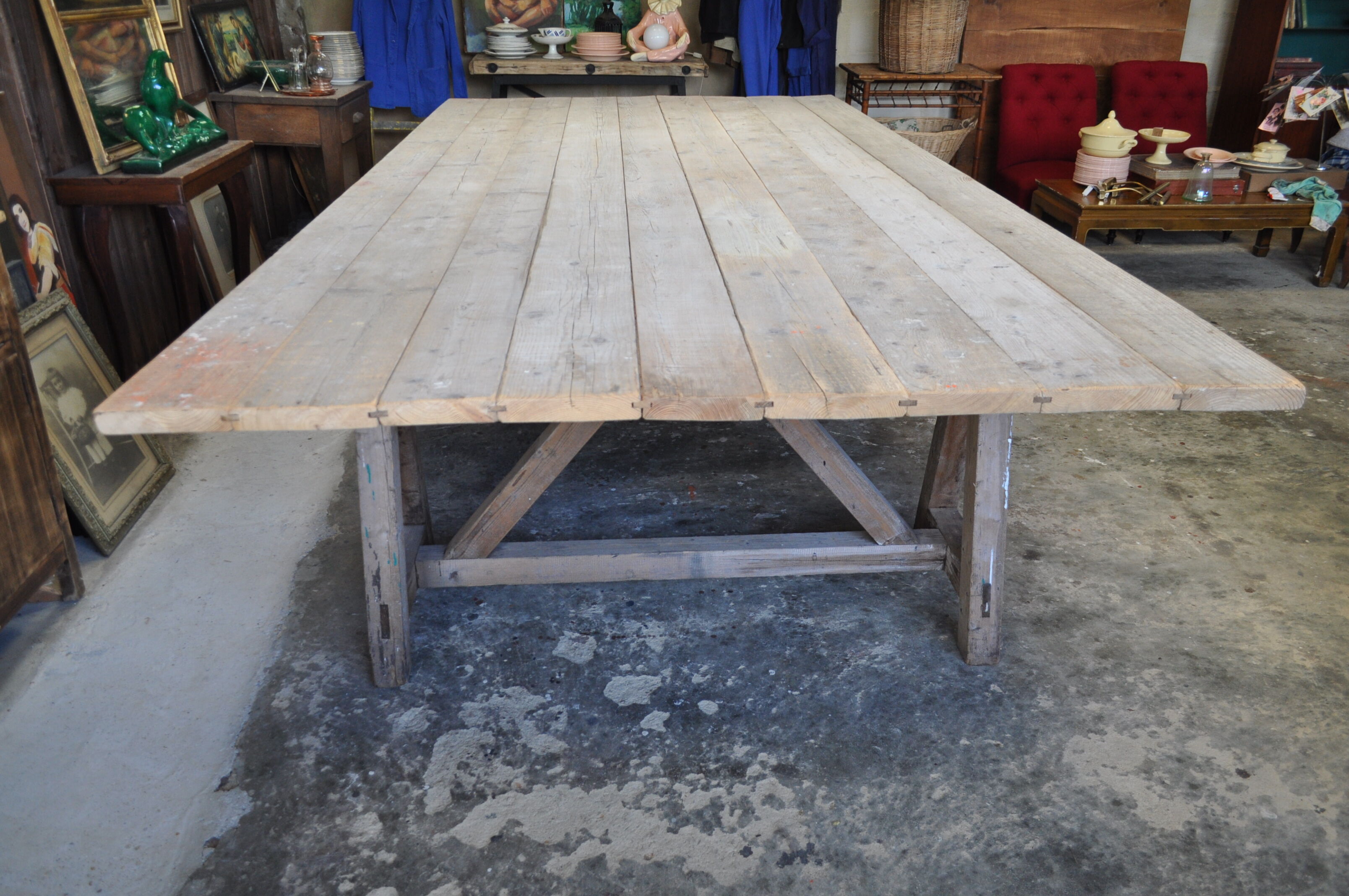 XXL trestle table