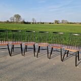 Set of 6 Fannett Scandinavian chairs by Ilmari Tapiovaara 1960.