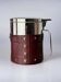 Regency leather & nails ice bucket, Italy, 1970s