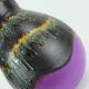 mid century vase dumler & breiden vase model 122/30 with rare colorful patt