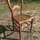 Suite de 6 chaises cannées Louis Philippe