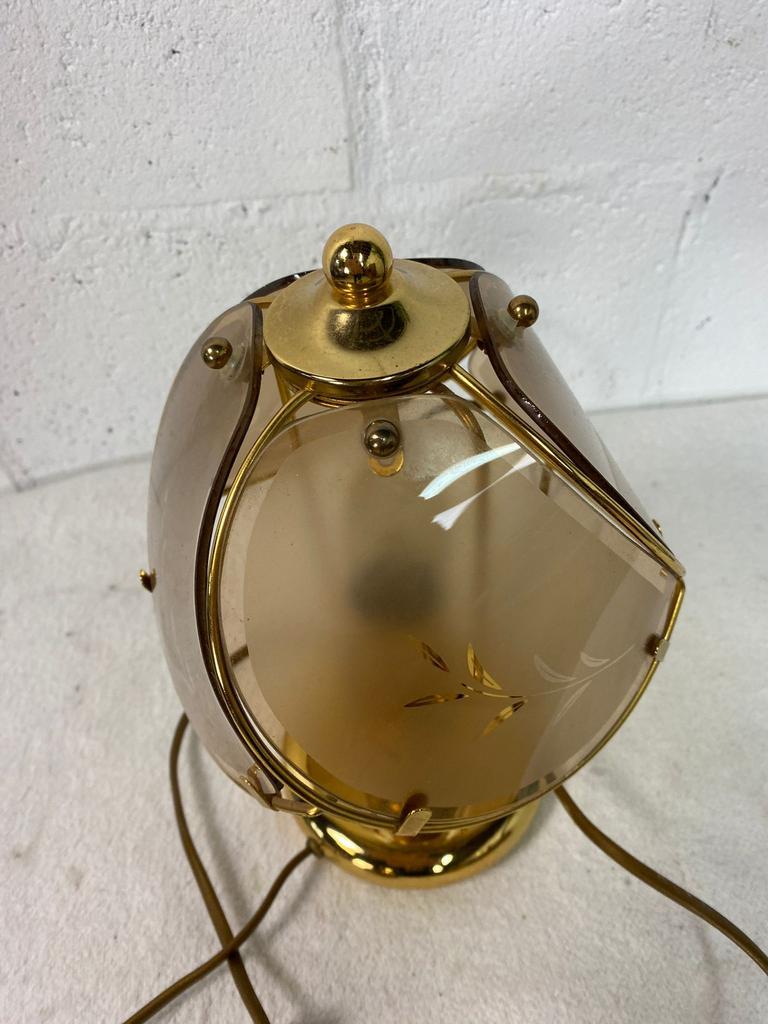 Vintage lamp 'golden' / table lamp / night light