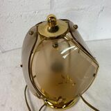 Lampe vintage dorée de table