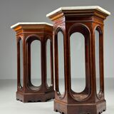 Ensemble de 2 vitrines italiennes du 19e siècle