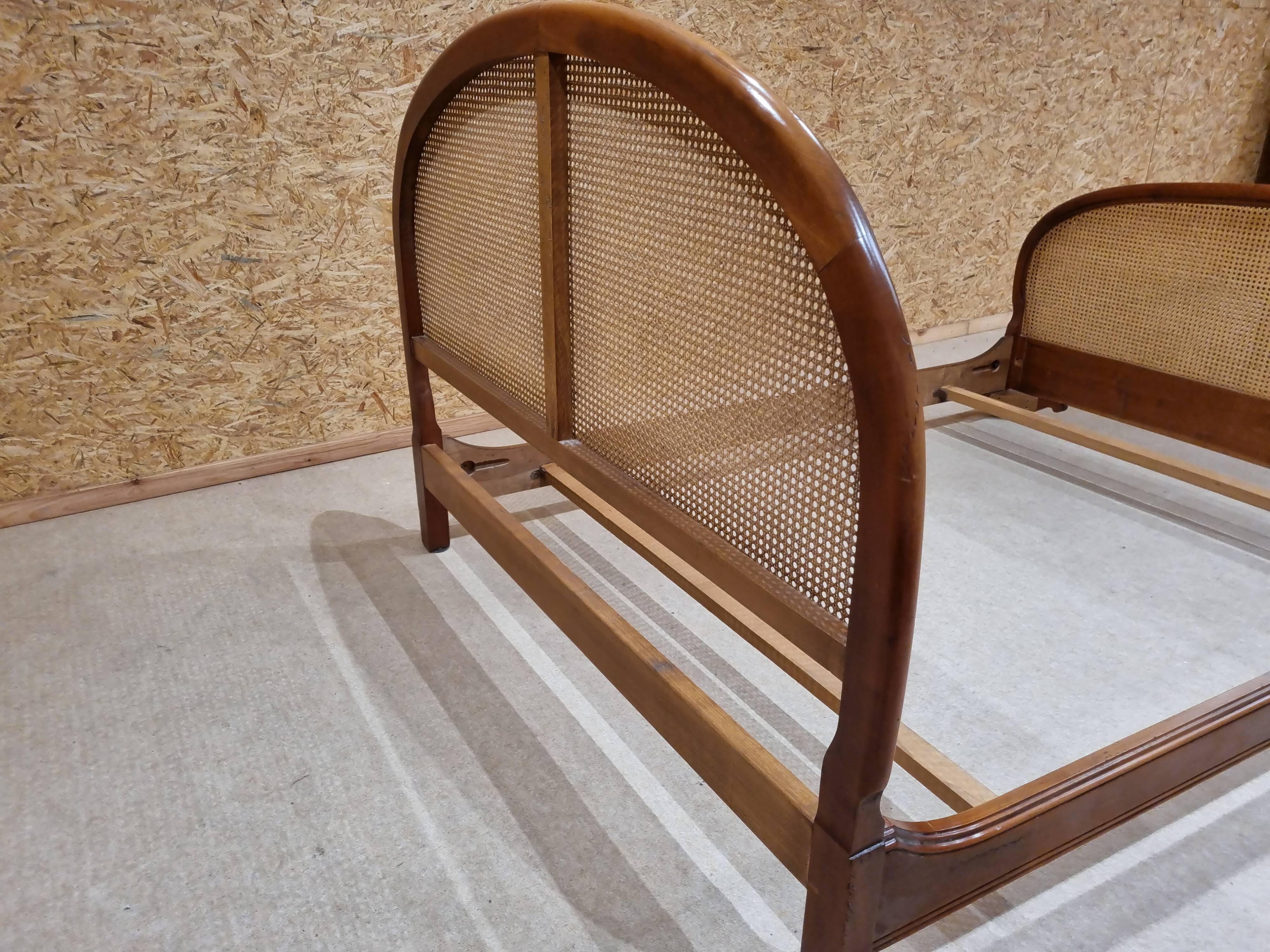 Old cane bed 70s 80s