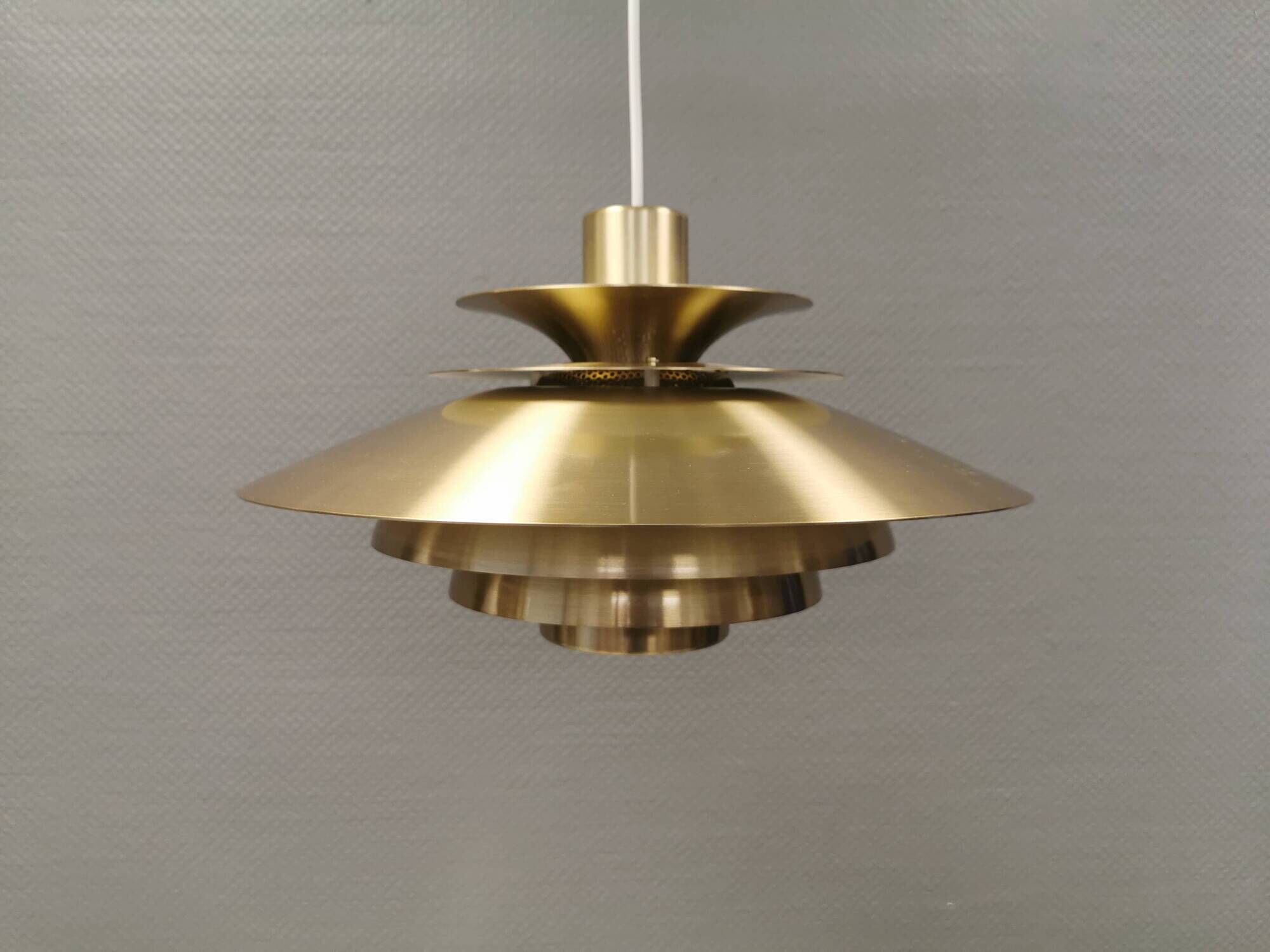 Danish designed hanging lamp, produced by JEKA model Verona 1980s