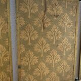 Vintage Art Nouveau gilded barber's triptych mirror 1920 - 21 x 48 cm