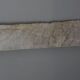 Old fireplace in white marble veined Louis XVI