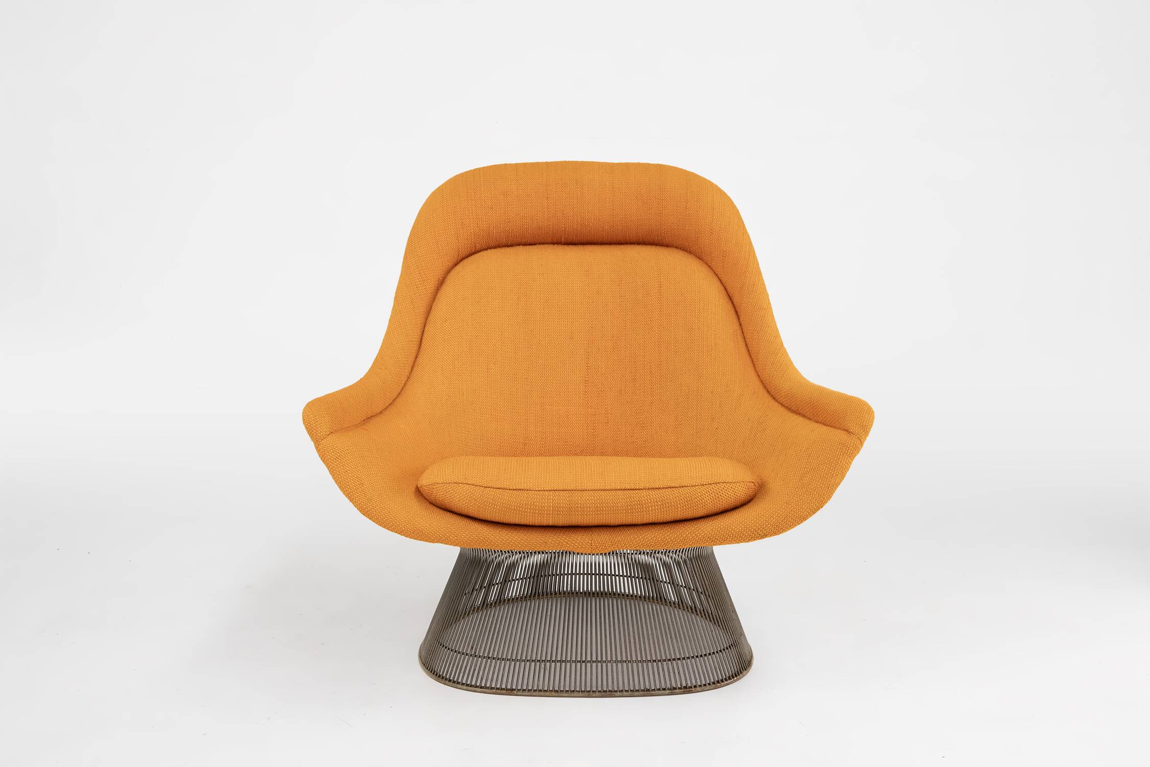 Ensemble fauteuil et pouf modèle 1705 de Warren Platner pour Knoll