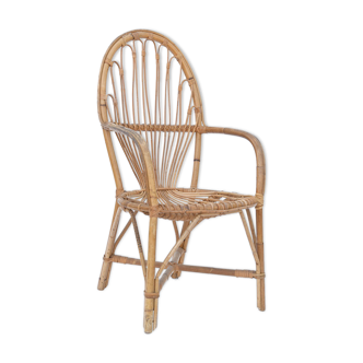 Rattan armchair