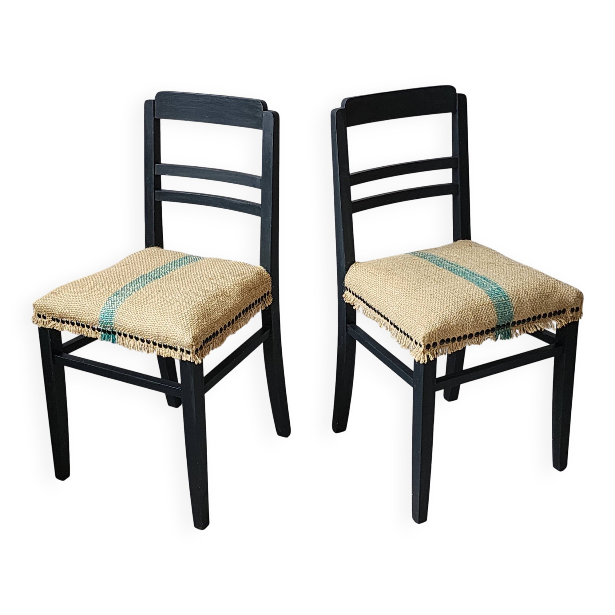 Paire de chaises Art déco