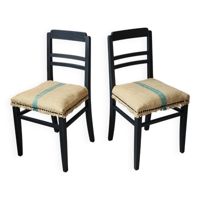 Paire de chaises Art déco