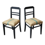 Paire de chaises Art déco