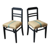 Paire de chaises Art déco