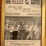 Advertising display frame “Bretelles Ch. GUYOT”