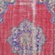 Multicolour Geometric Oushak Wool Carpet sku c69