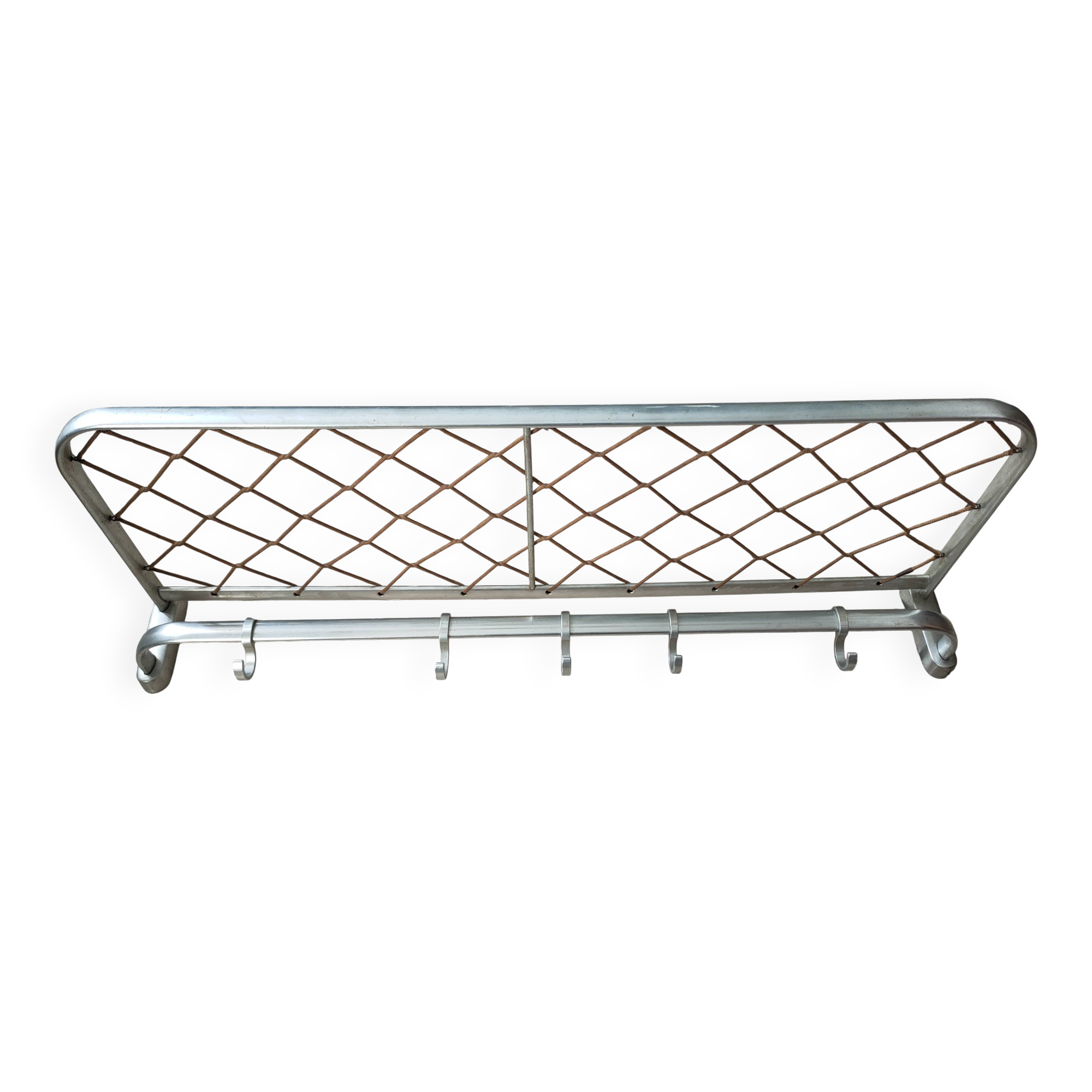 50s-60s aluminum coat rack