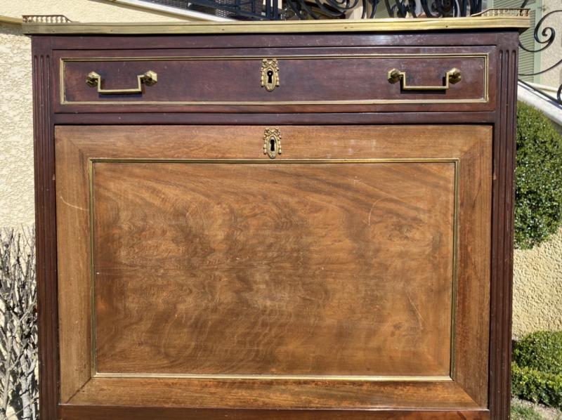 Louis XVI-era mahogany secretary