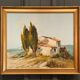 Oil on canvas by Jean-Claude Guignardeau landscape of Provence