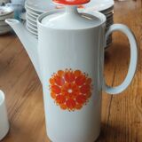 Old Tableware Service Seventies Orange Hans Théo Baumann For Thomas Germany