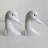 Pair of swan bookends