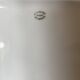 Old rectangular Limoges Porcelain Ashtray: Leaf designs signed GP