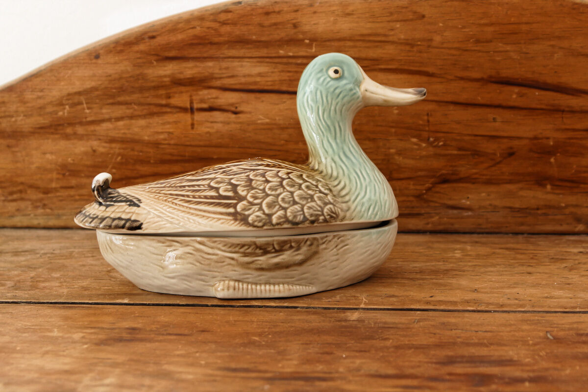 Ceramic duck terrine