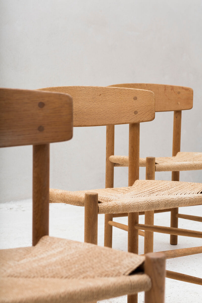 Dining chairs by Borge Mogensen