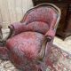 Suite de 4 fauteuils crapaud époque Napoléon III