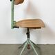 Chaise d'atelier industrielle verte, années 1950