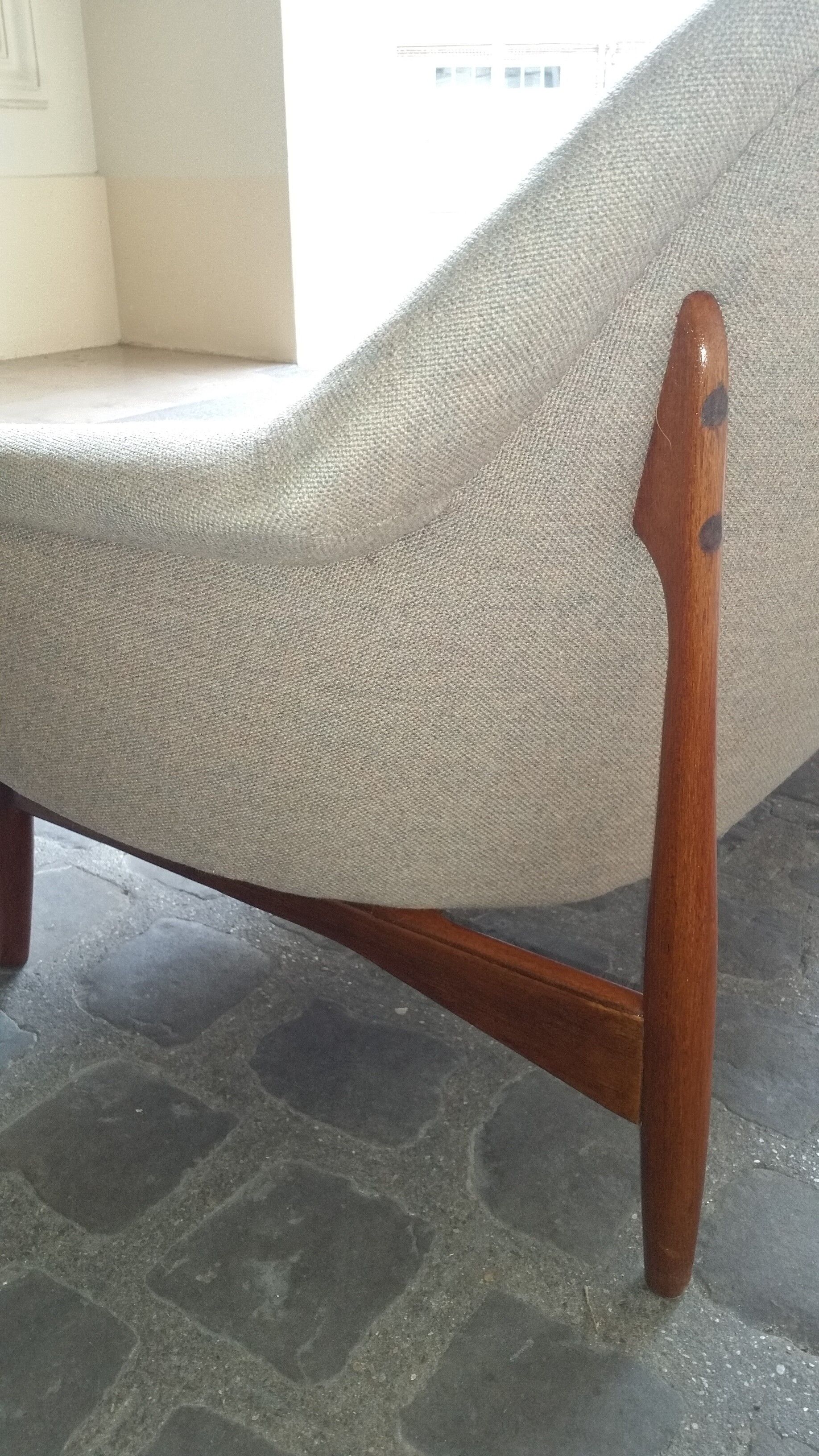 Sofa organic Danish Ib Kofod - Larsen for Carlo Gahrn of 1957