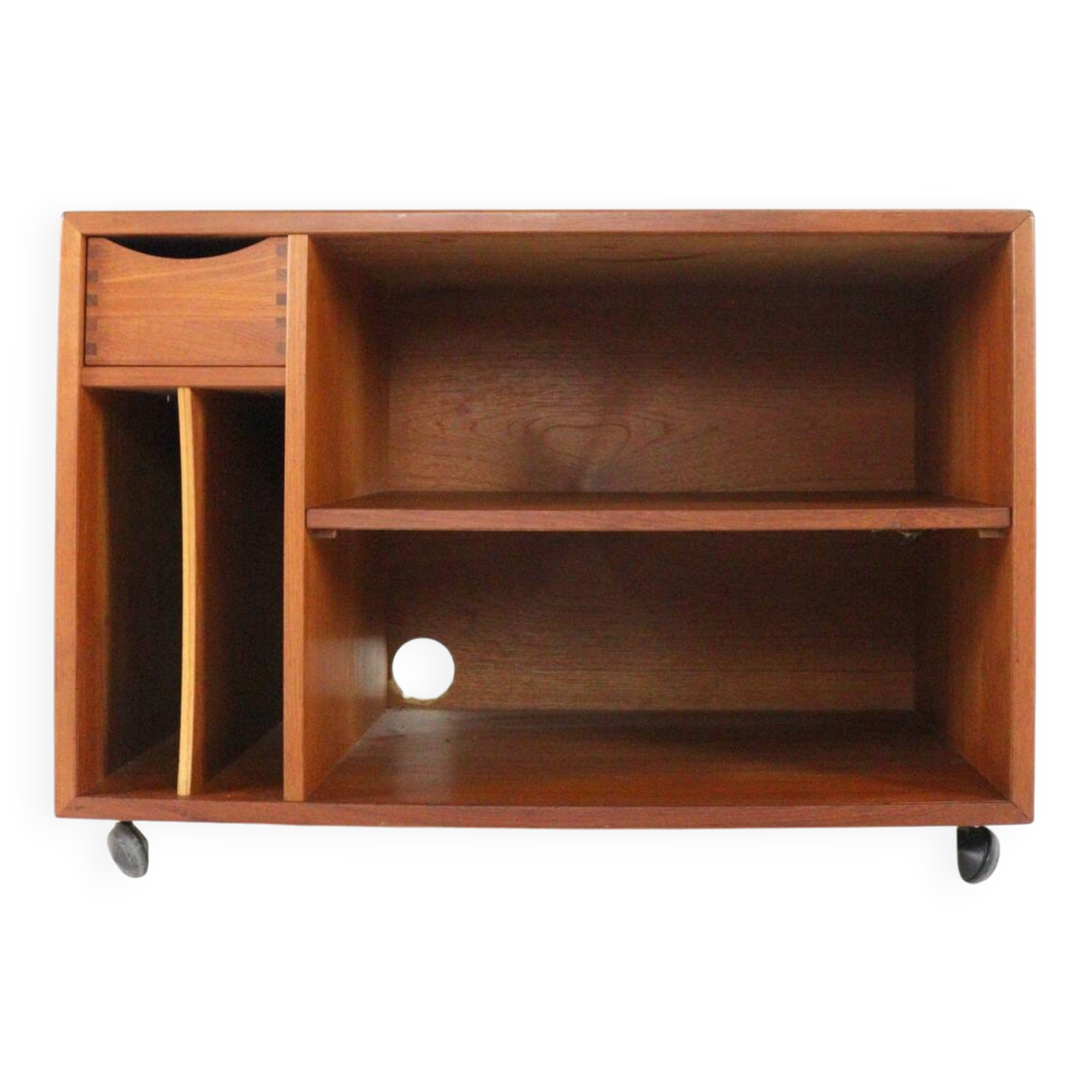 Vintage Dyrlund teak audio cabinet 'Glämmel'