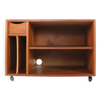 Meuble audio vintage Dyrlund en teck 'Glämmel'
