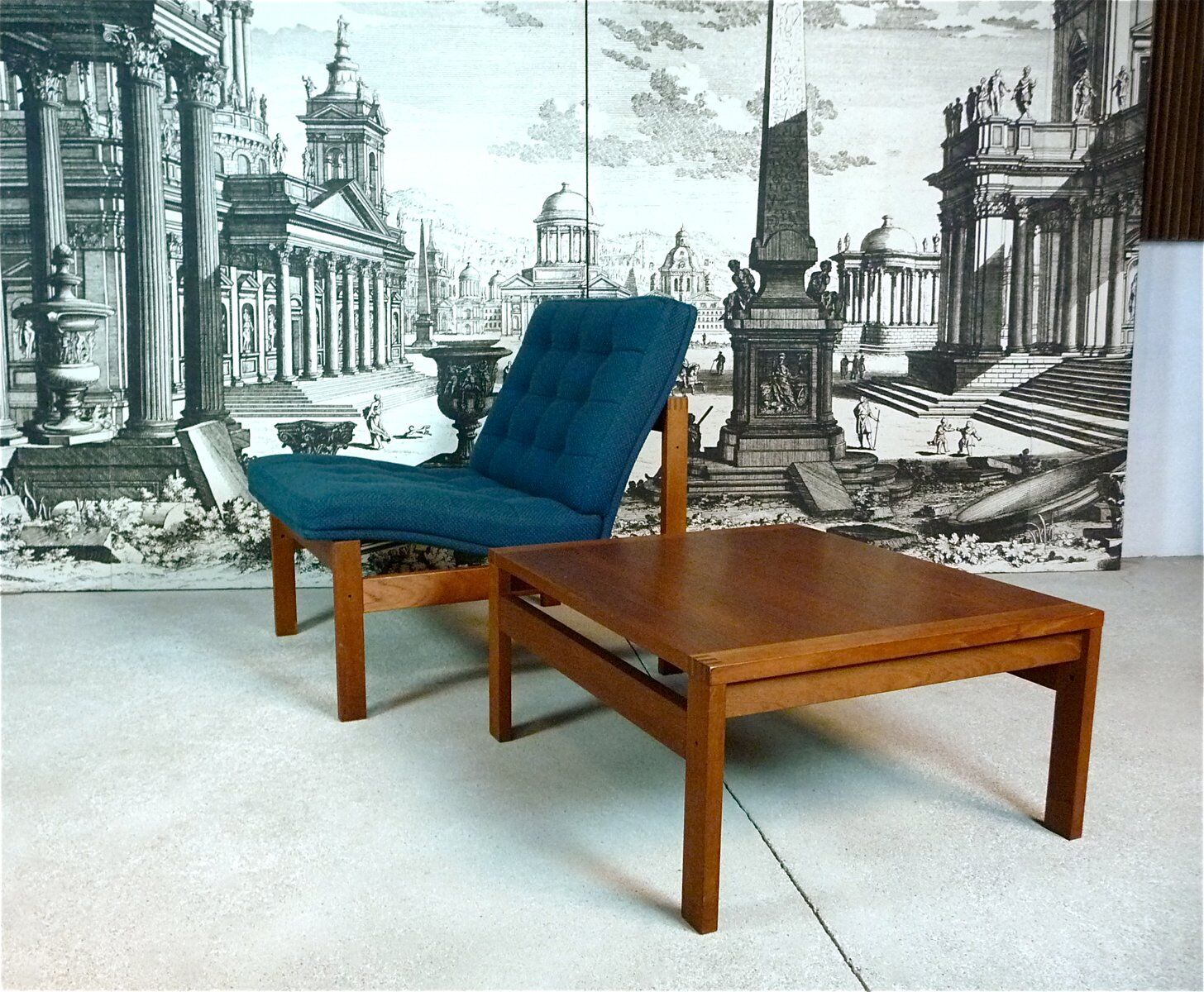 Fauteuil danois en teck par Ole Gjerlov-Knudsen et Torben Lind pour France & Søn, années 1960