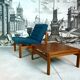 Fauteuil danois en teck par Ole Gjerlov-Knudsen et Torben Lind pour France & Søn, années 1960