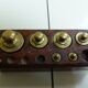 Antique kitchen scale balancetout and weight set in box