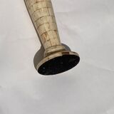 Grand tour bone inlay candle holders, candle sticks and obelisk, ca 1895 France