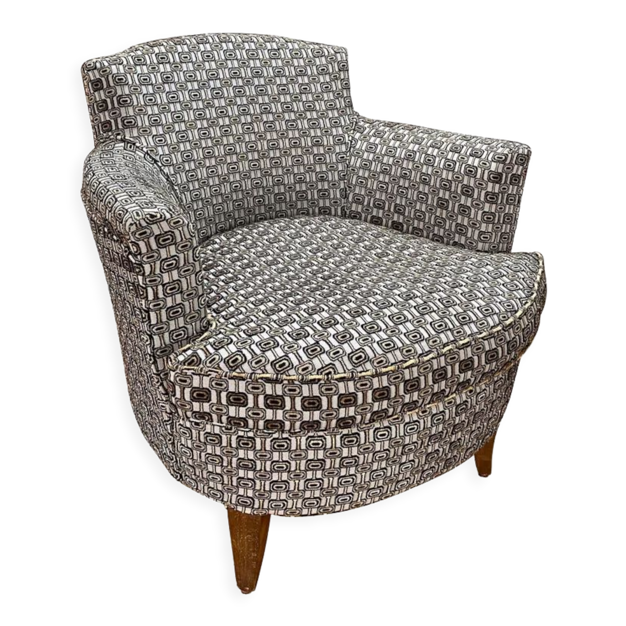 Art deco club armchair, circa 1940