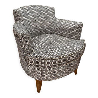 Art deco club armchair, circa 1940