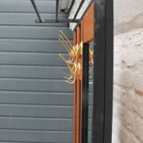 Vintage coat rack with bench and mirror 1960