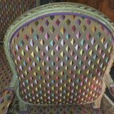 Series of 4 Louis XVI period armchairs