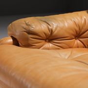 Stunning Coronado chairs in cognac leather by Afra & Tobia Scarpa - B&B Italia