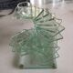 Glass candlestick